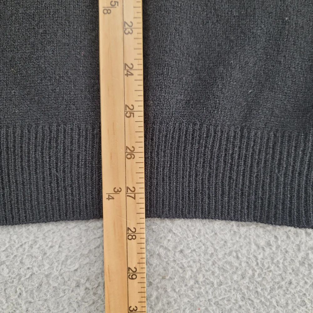 Clubfellow Sweater Mens Large Black Lambswool Vest Sleeveless V-Neck Golf Casual - Picture 8 of 9